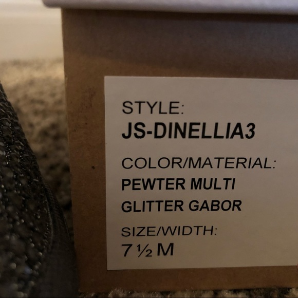 7.5 Jessica Simpson Rhinestone Shoes - Picture 6 of 6